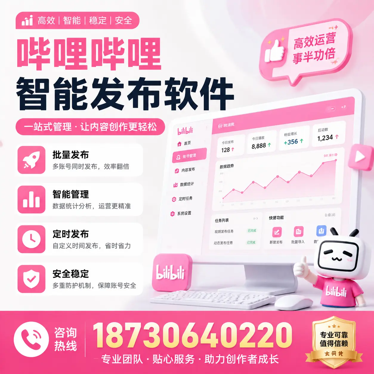 如何评估哔哩哔哩智能发布软件的ROI?乌鲁木齐 企业必读
