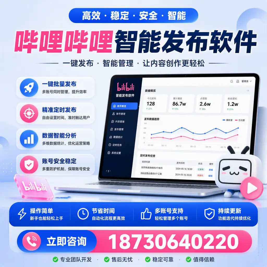 如何在 乌鲁木齐 制定有效的哔哩哔哩智能发布策略